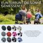 Preview: BAMBINIWELT universaler Sonnenschirm für Kinderwagen/Buggy DESIGN (rund)
